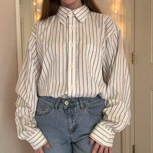 Striped Button Down Shirt